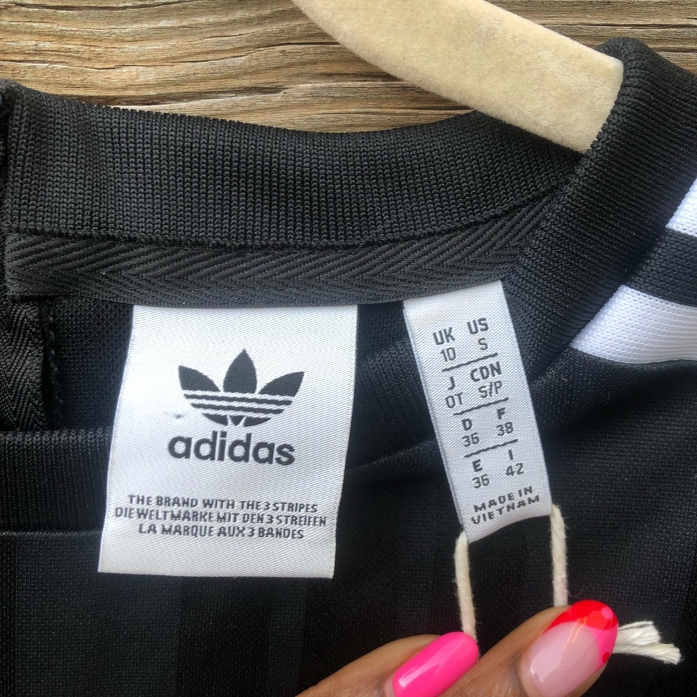 Adidas Originals 3 Stripes Women's Black Bodysuit